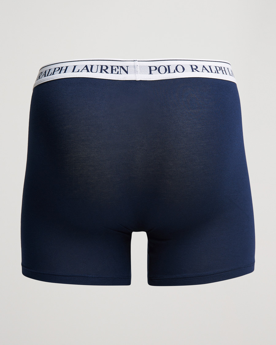 Mies | Alusvaatteet | Polo Ralph Lauren | 3-Pack Boxer Brief Navy/White/Navy Pony