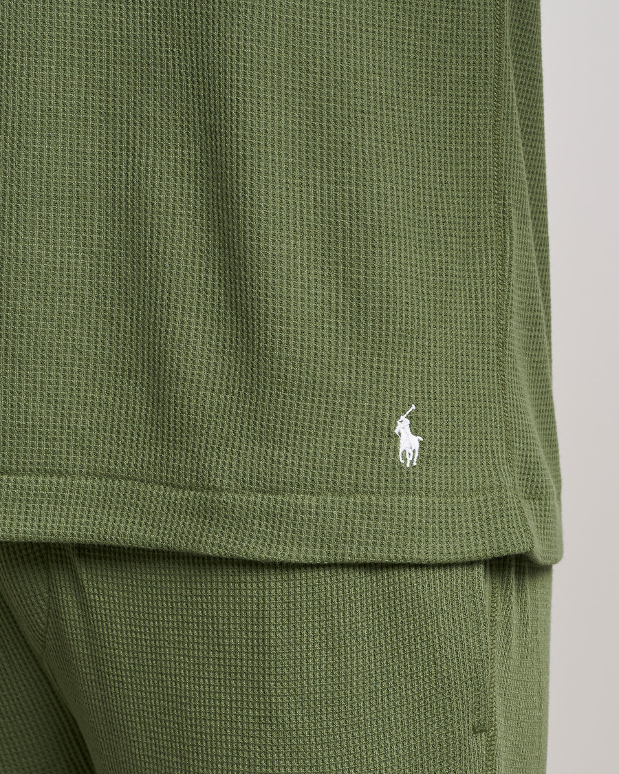 Mies | T-paidat | Polo Ralph Lauren | Waffle Long Sleeve Crew Neck Army Olive