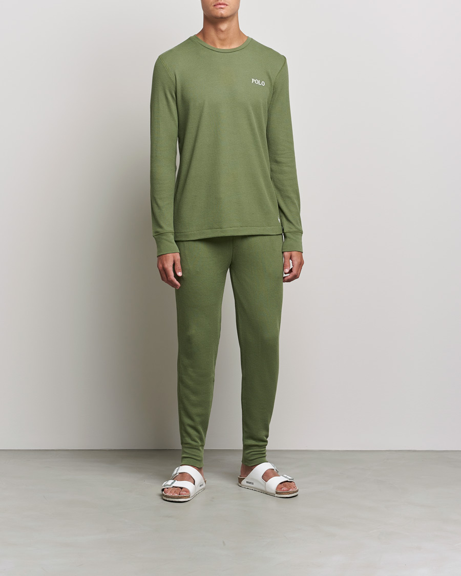 Mies | Housut | Polo Ralph Lauren | Waffle Sweat Pants Army Olive