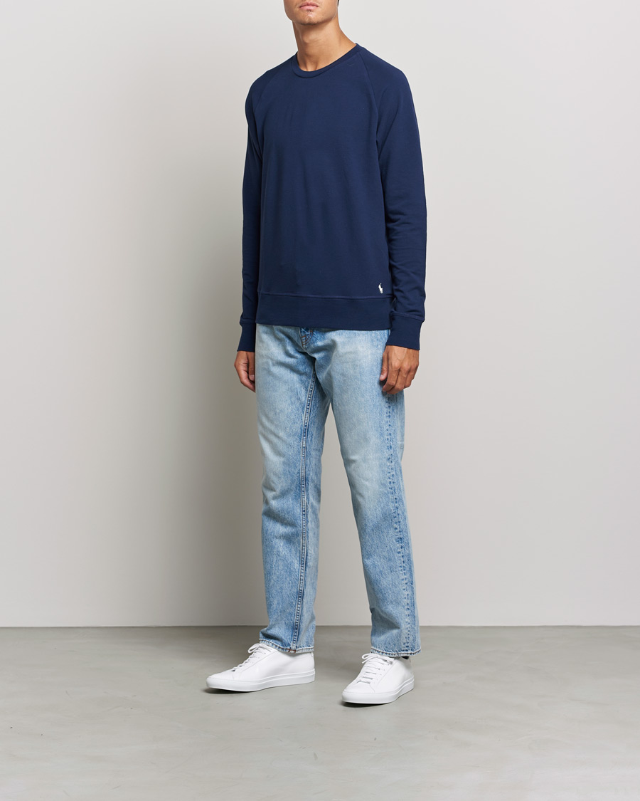 Mies | Pitkähihaiset t-paidat | Polo Ralph Lauren | Cotton Jersey Long Sleeve Tee Cruise Navy