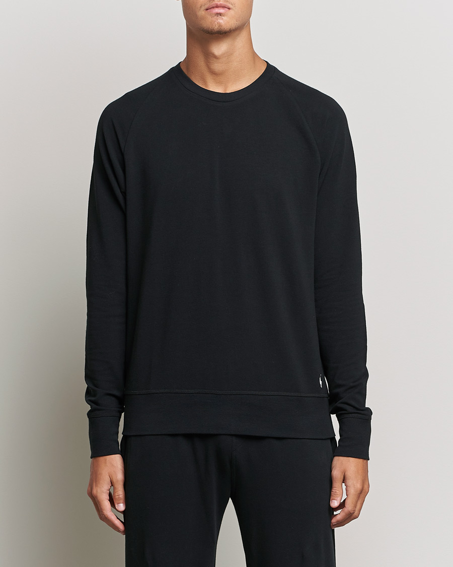Mies | Wardrobe Basics | Polo Ralph Lauren | Cotton Jersey Long Sleeve Tee Black