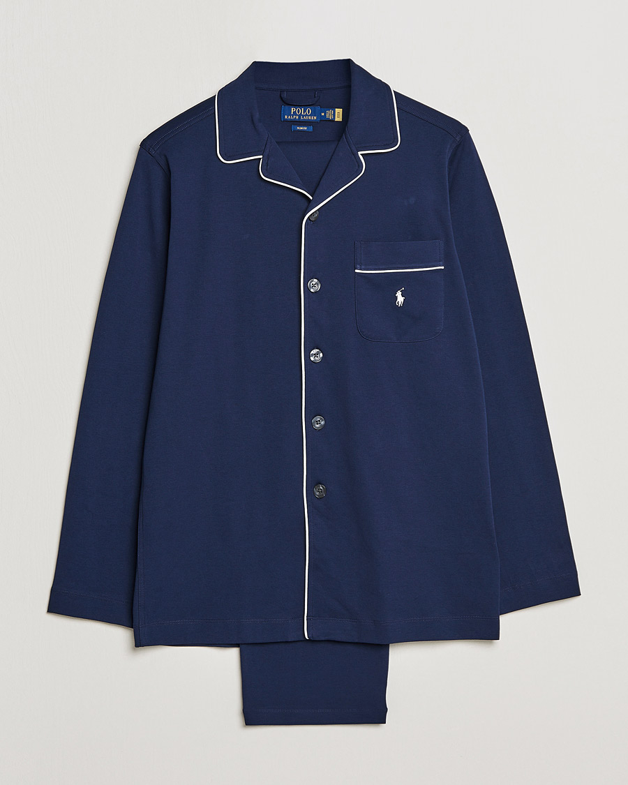 Mies | Yöpuvut ja kylpytakit | Polo Ralph Lauren | Cotton Pyjama Set Cruise Navy