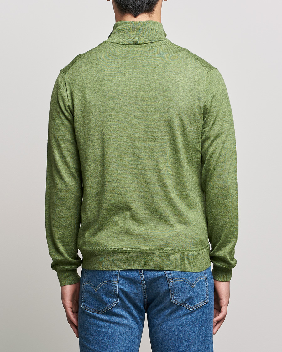 Mies |  | Polo Ralph Lauren Golf | Performance Merino Half Zip Sweater Cargo Green