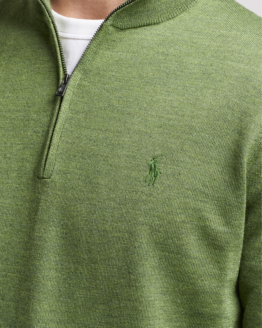 Mies | Puserot | Polo Ralph Lauren Golf | Performance Merino Half Zip Sweater Cargo Green