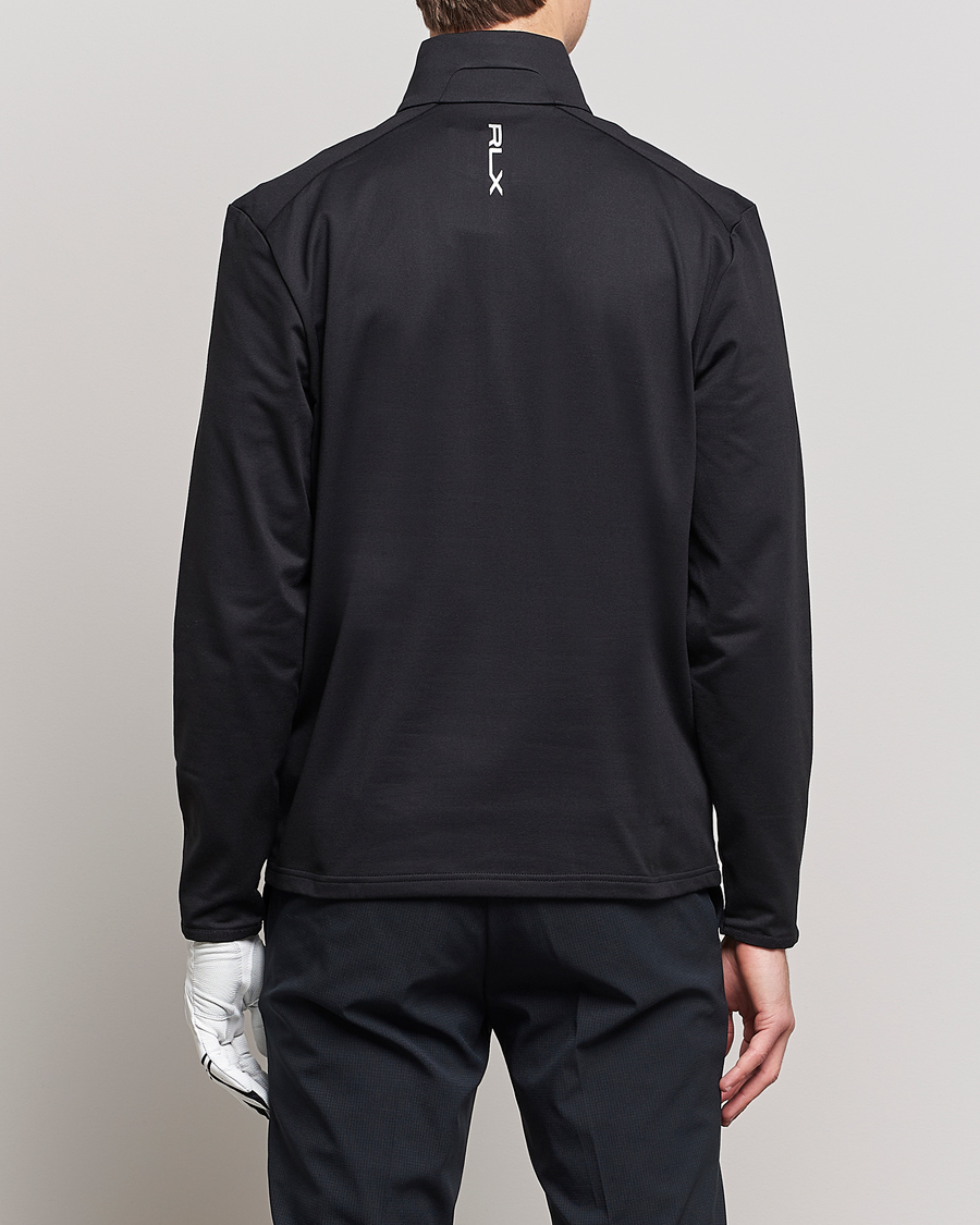 Mies | Puserot | RLX Ralph Lauren | Luxury Performance Jersey Half-Zip Black