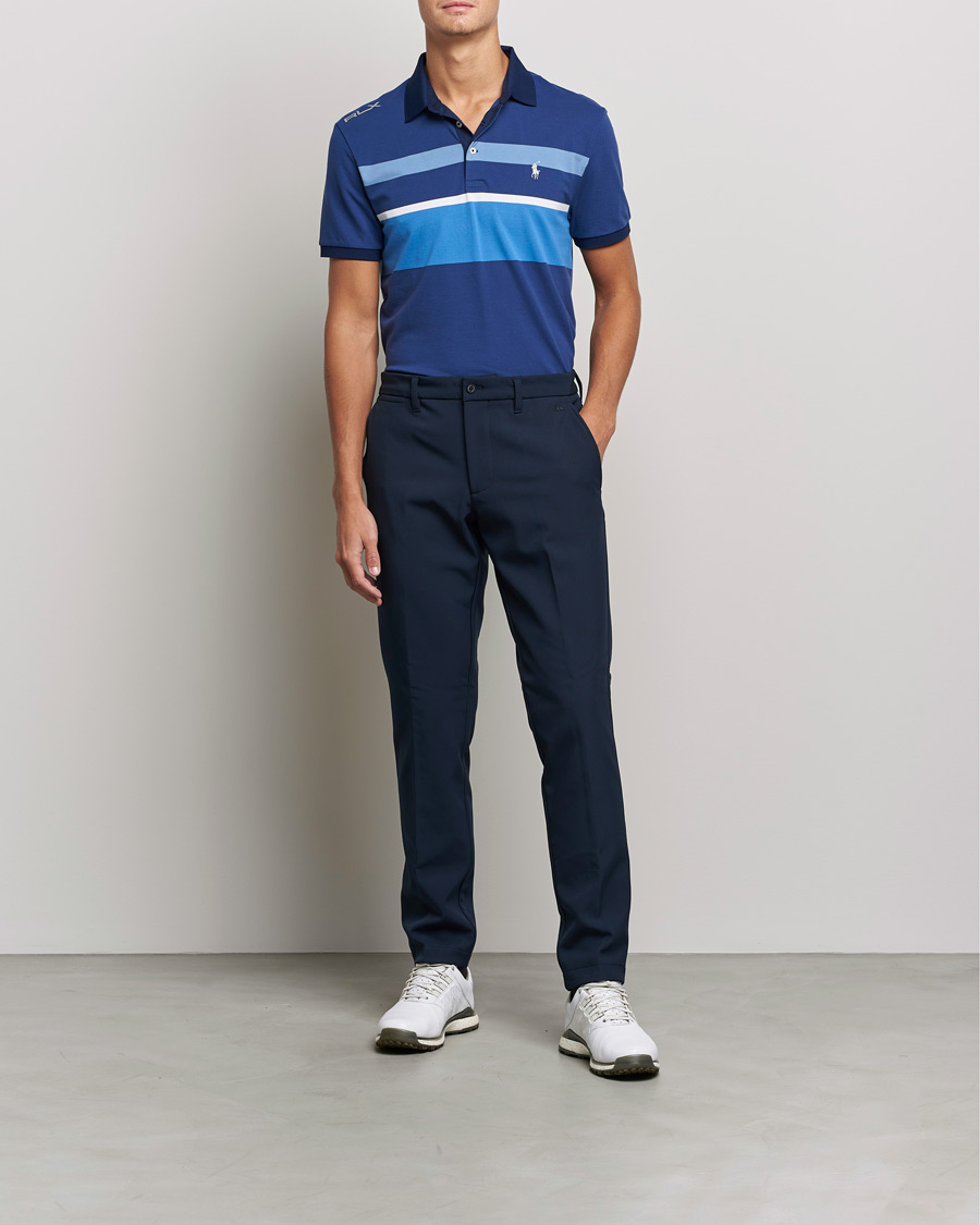 Mies | Pikeet | RLX Ralph Lauren | Performance Striped Polo Navy Multi