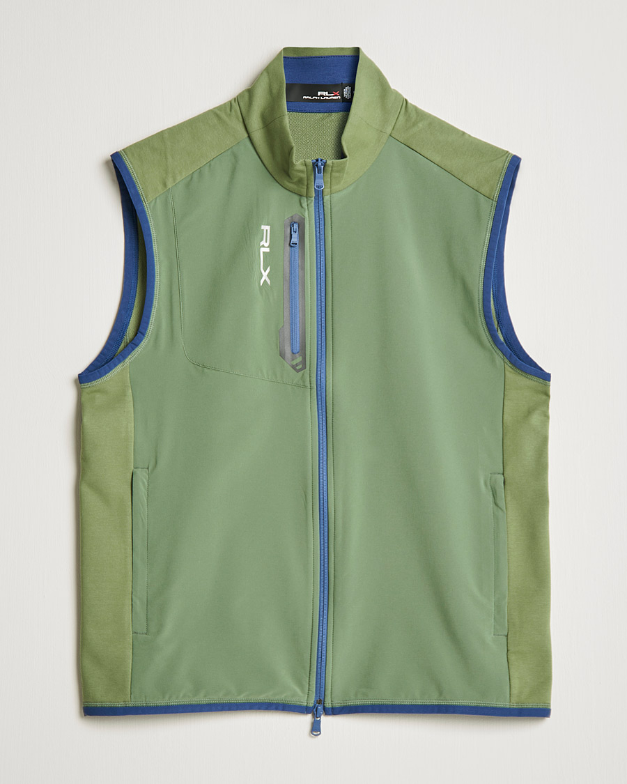 Mies | Takit | RLX Ralph Lauren | Techy Terry Vest Cargo Green/Light Navy