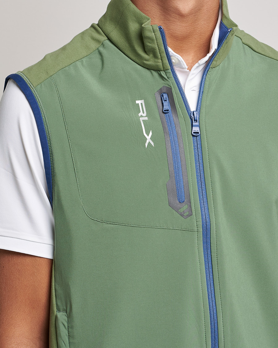 Mies | Takit | RLX Ralph Lauren | Techy Terry Vest Cargo Green/Light Navy