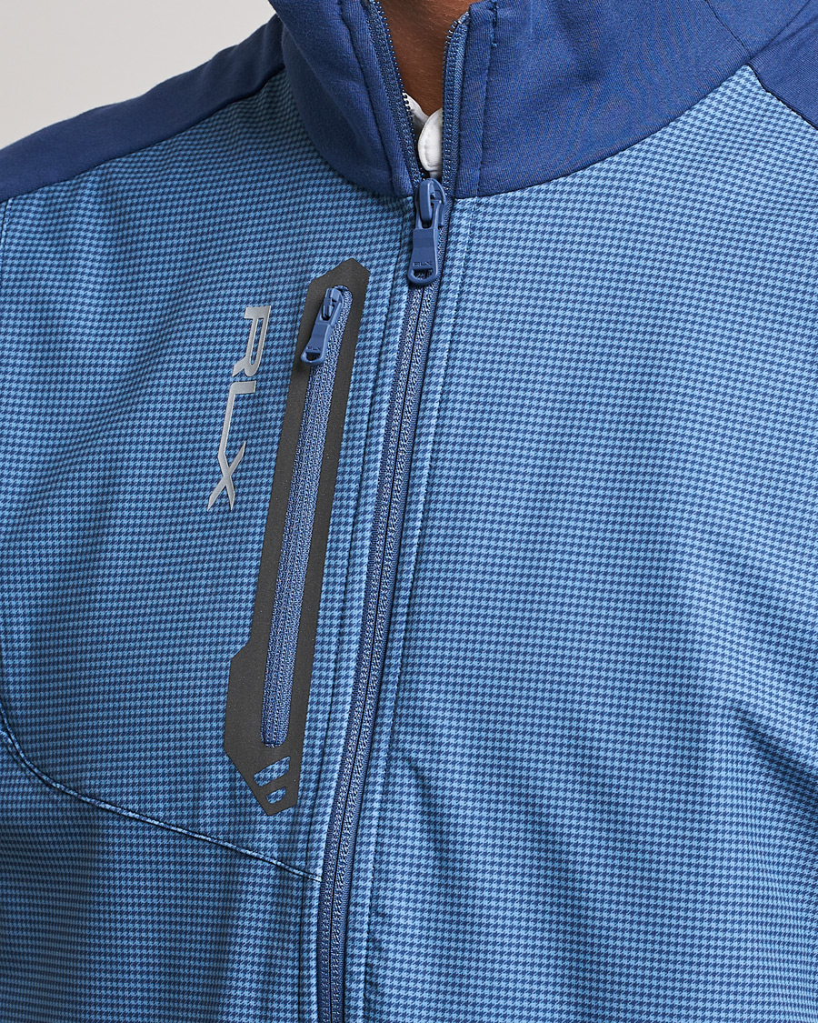 Mies | Takit | RLX Ralph Lauren | Techy Terry Vest Light Navy Houndstooth