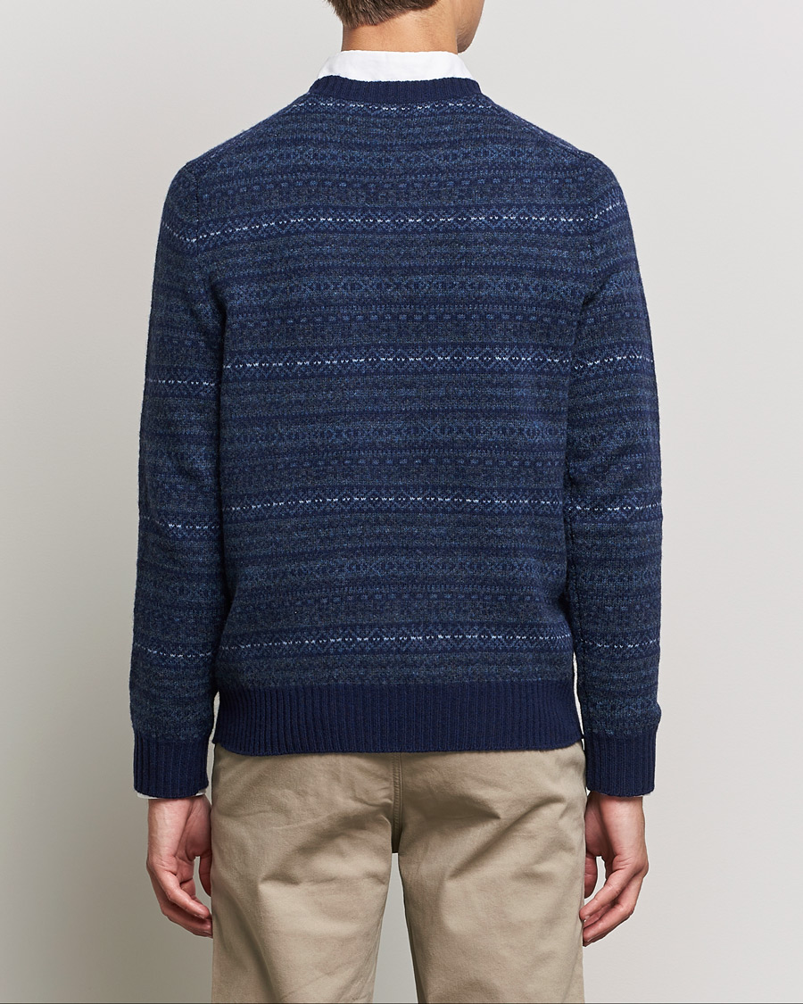 Mies | Puserot | Polo Ralph Lauren | Wool/Cashmere Fairisle Knitted Sweater Navy