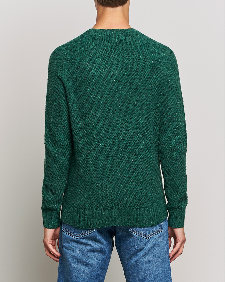 Mies | Puserot | Polo Ralph Lauren | Wool Donegal Knitted Sweater Forest Green