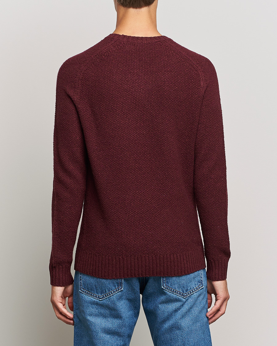 Mies | Puserot | Polo Ralph Lauren | Wool Donegal Knitted Sweater Burgundy