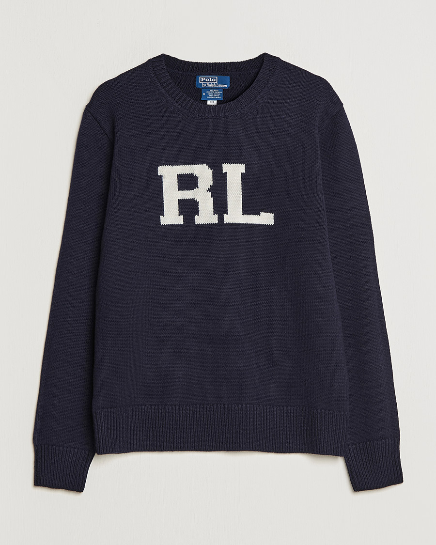 Mies | Puserot | Polo Ralph Lauren | Wool Logo Knitted Sweater Hunter Navy