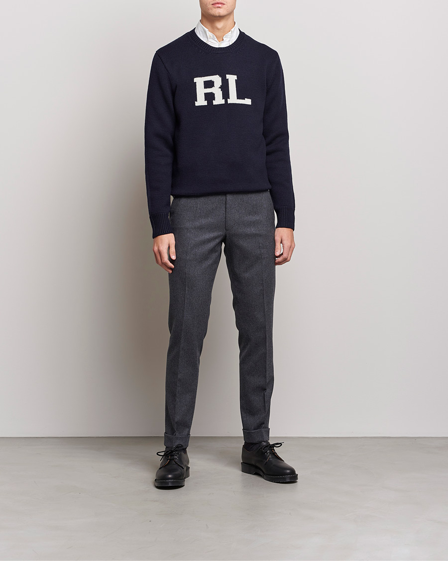 Mies | Puserot | Polo Ralph Lauren | Wool Logo Knitted Sweater Hunter Navy