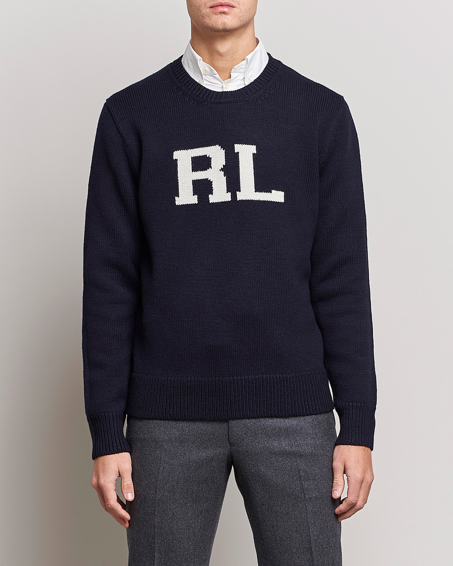 Mies | Puserot | Polo Ralph Lauren | Wool Logo Knitted Sweater Hunter Navy