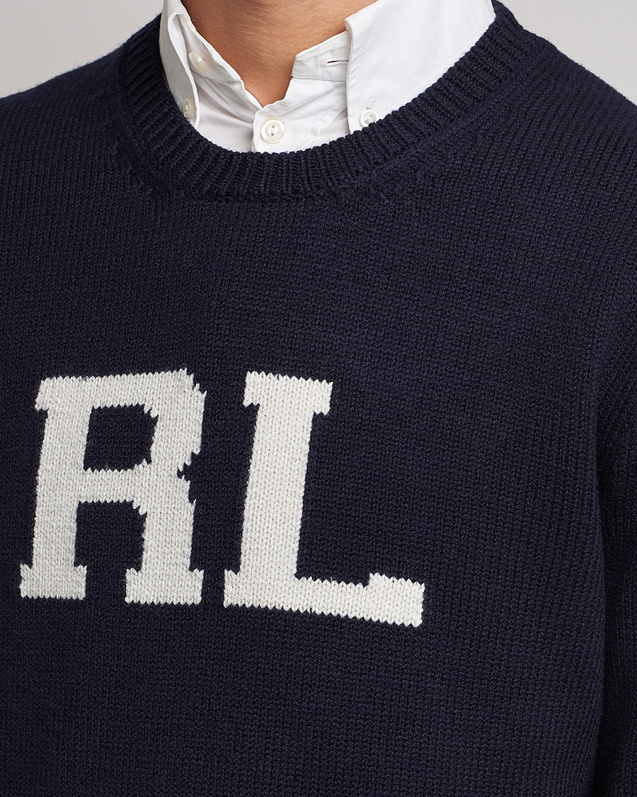 Mies | Puserot | Polo Ralph Lauren | Wool Logo Knitted Sweater Hunter Navy
