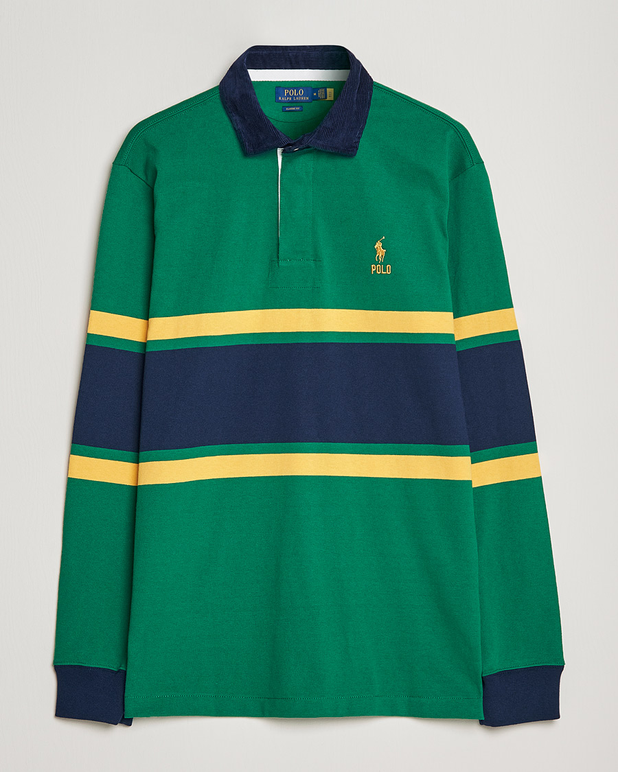 Miehet |  | Polo Ralph Lauren | Jersey Striped Rugger Athletic Green
