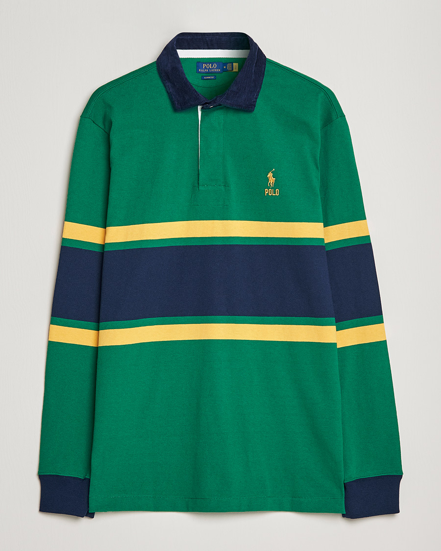 Mies | Puserot | Polo Ralph Lauren | Jersey Striped Rugger Athletic Green