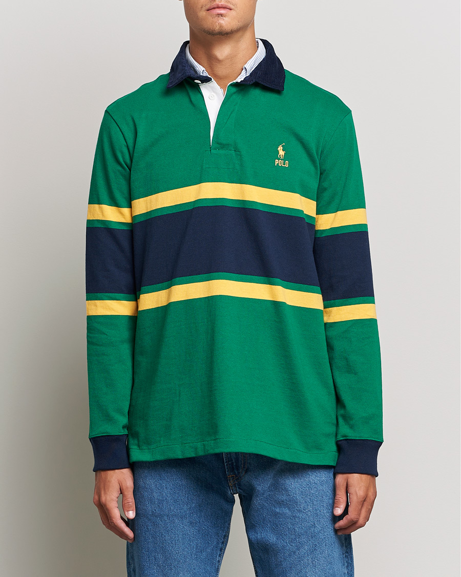 Mies | Rugby-paidat | Polo Ralph Lauren | Jersey Striped Rugger Athletic Green