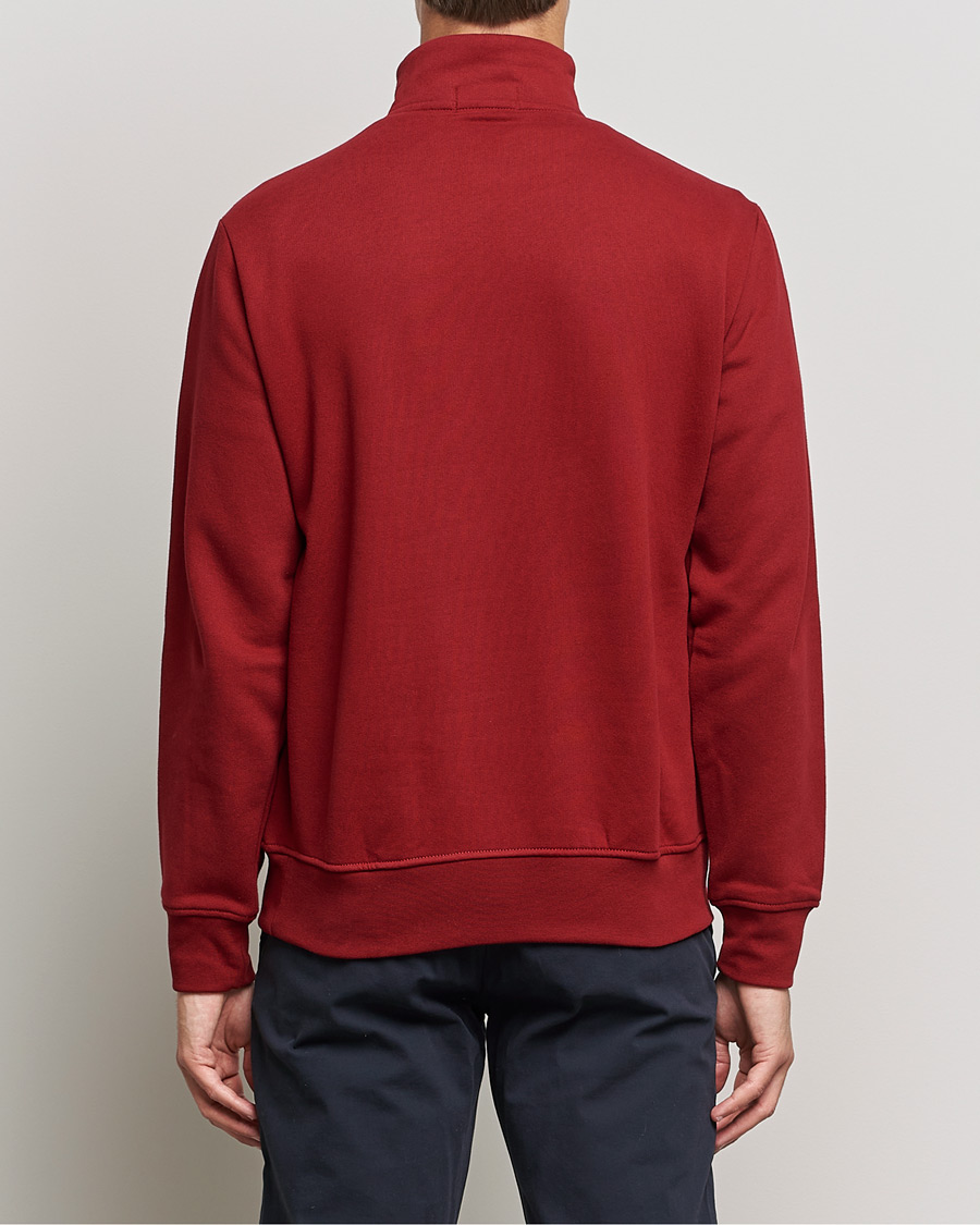 Mies | Puserot | Polo Ralph Lauren | Fleece Jersey Half Zip Holiday Red