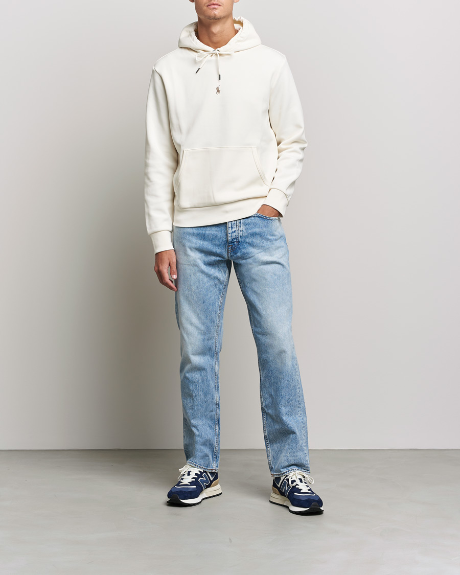 Mies | Puserot | Polo Ralph Lauren | Double Knit Logo Hoodie Clubhouse Cream