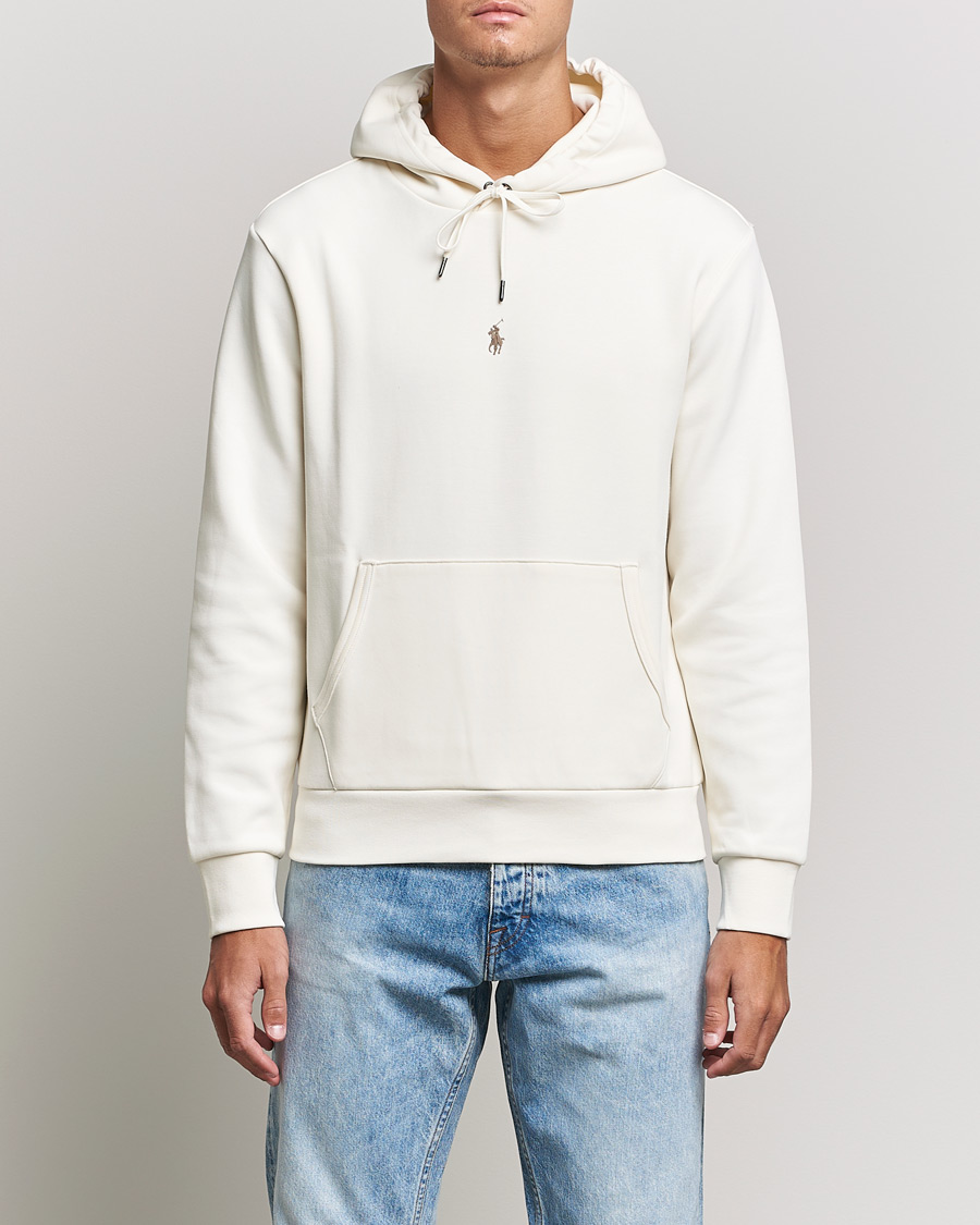 Mies | Puserot | Polo Ralph Lauren | Double Knit Logo Hoodie Clubhouse Cream