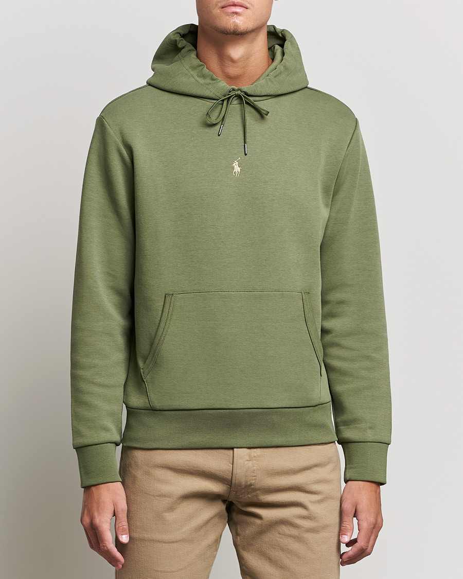 Mies | Puserot | Polo Ralph Lauren | Double Knit Logo Hoodie Army Olive