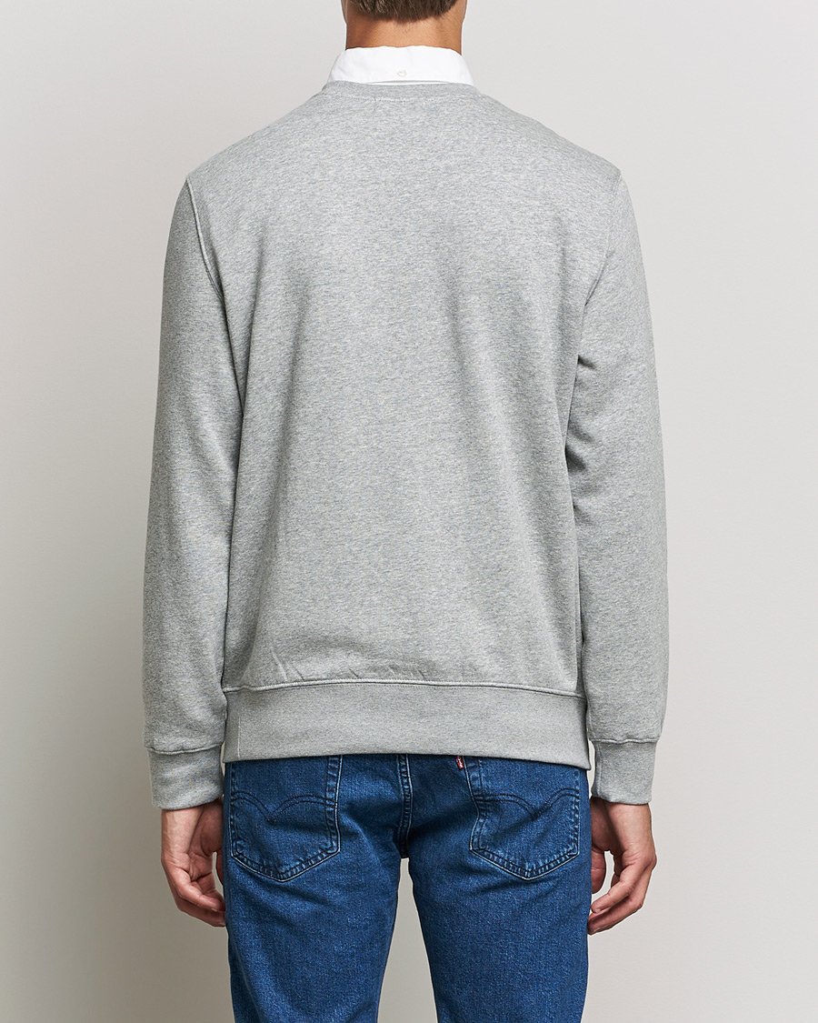 Mies | Puserot | Polo Ralph Lauren | Printed Denim Bear Sweatshirt Andover Heather