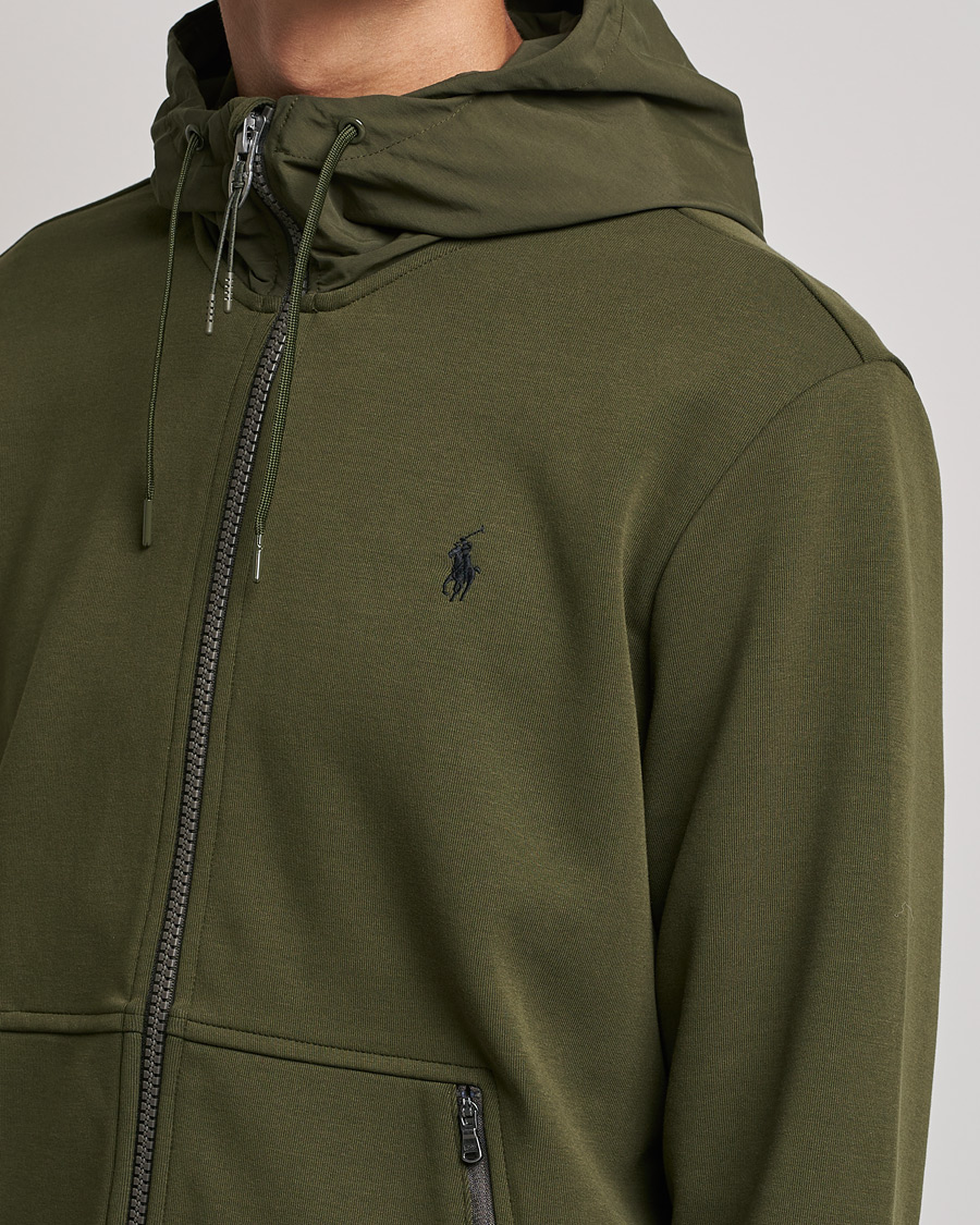 Mies | Puserot | Polo Ralph Lauren | Double Knit Full Zip Hoodie Army Olive