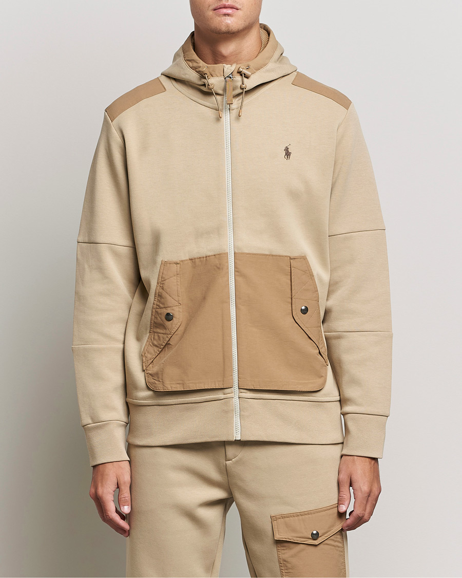 Mies | Puserot | Polo Ralph Lauren | Double Knit Full Zip Hoodie Classic Khaki