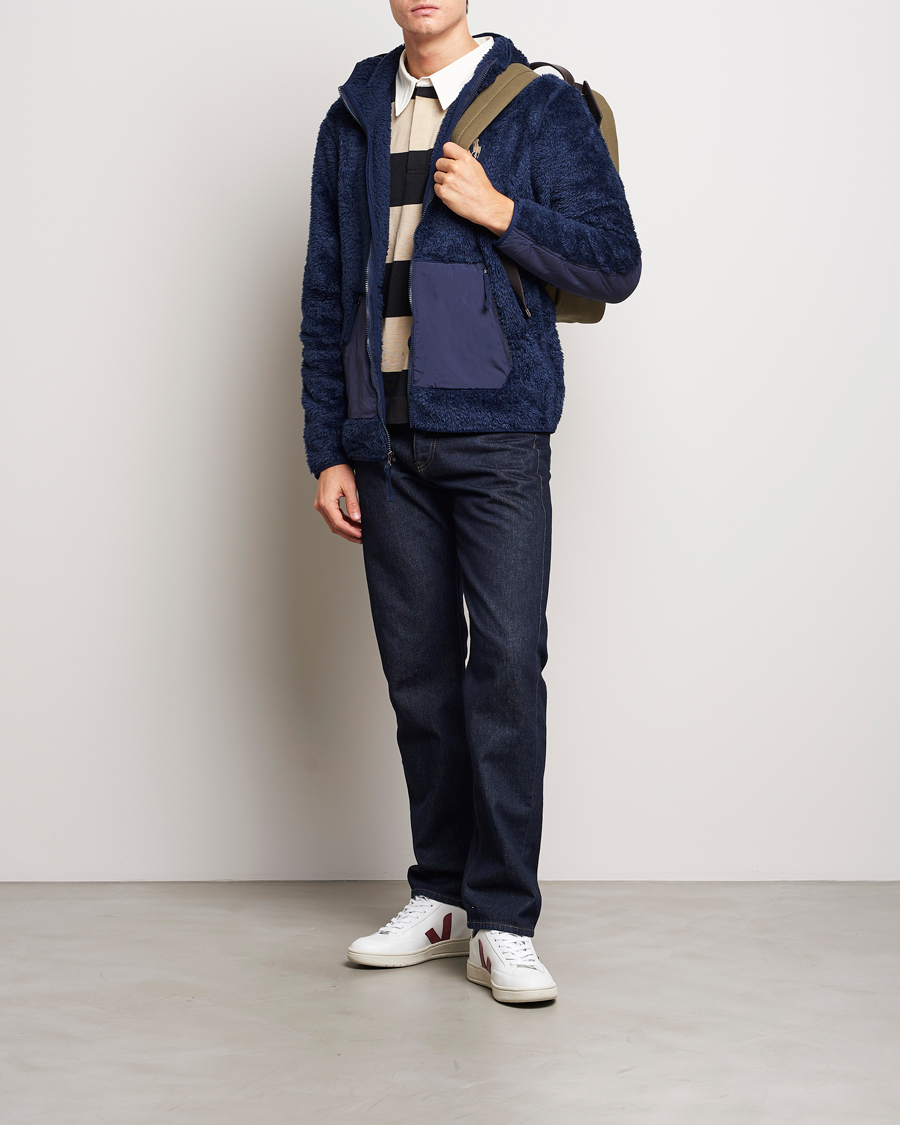 Mies | Puserot | Polo Ralph Lauren | Curly Sherpa Full Zip Hoodie Newport Navy