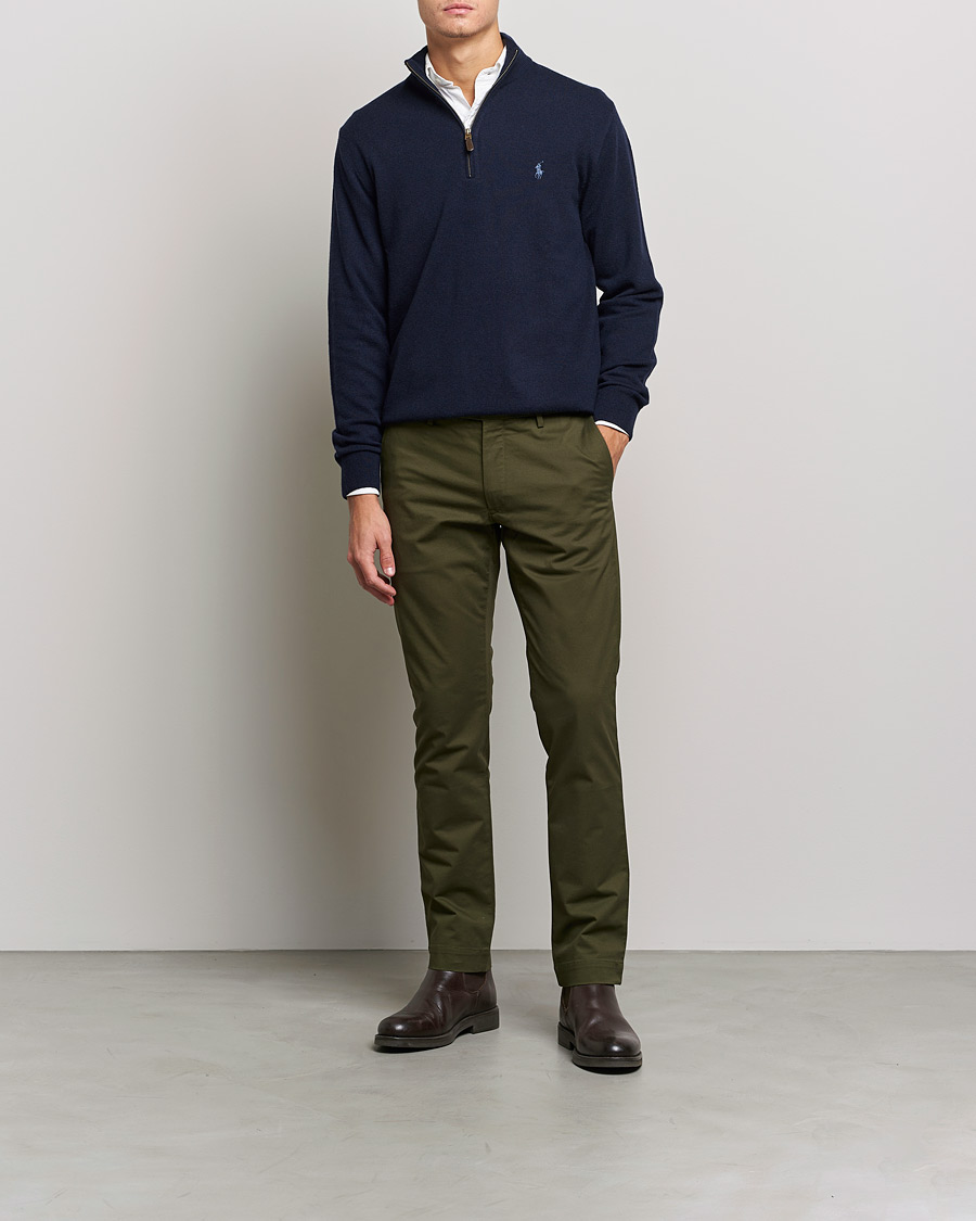 Mies | Housut | Polo Ralph Lauren | Slim Fit Stretch Chinos Armadillo Green