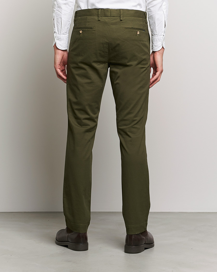 Mies | Housut | Polo Ralph Lauren | Slim Fit Stretch Chinos Armadillo Green