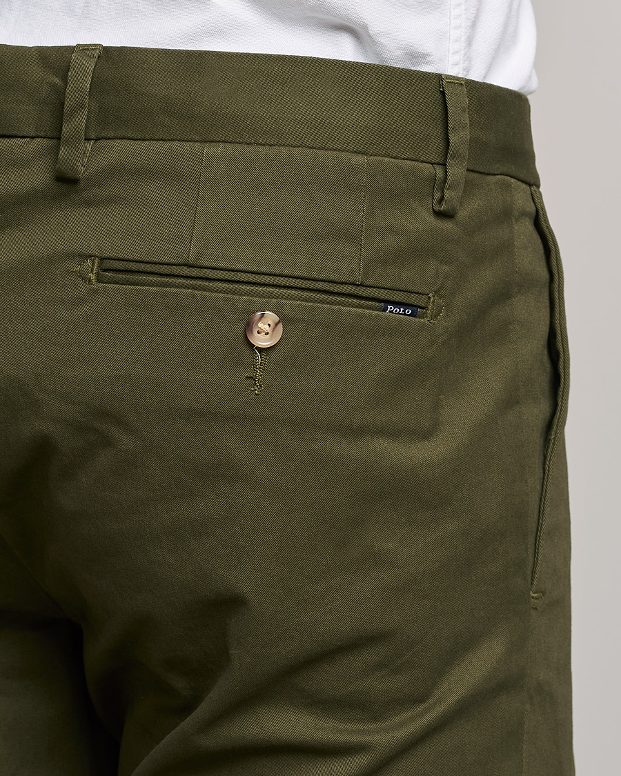Mies | Housut | Polo Ralph Lauren | Slim Fit Stretch Chinos Armadillo Green