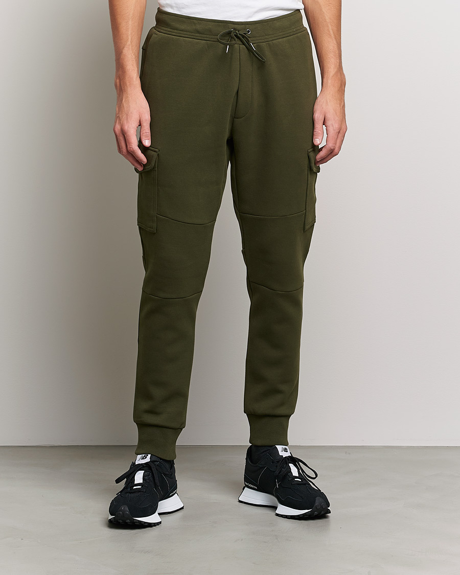 Mies | Housut | Polo Ralph Lauren | Double Knit Cargo Jogger Pants Company Olive