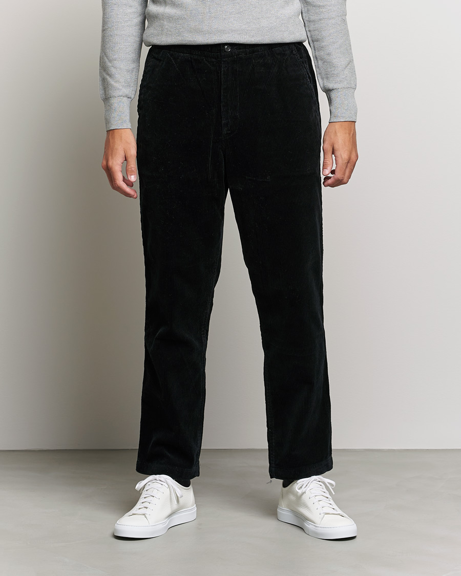 Mies | Vakosamettihousut | Polo Ralph Lauren | Prepster Corduroy Drawstring Pants Black