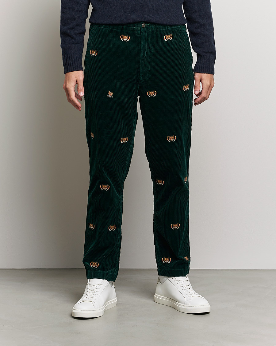 Mies | Housut | Polo Ralph Lauren | Prepster Corduroy Printed Fox Pants College Green