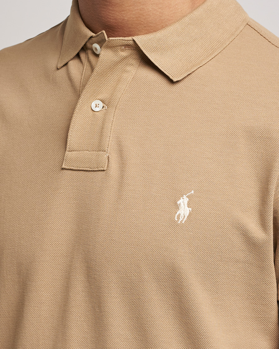 Mies | Pikeet | Polo Ralph Lauren | Custom Slim Fit Polo Luxury Tan