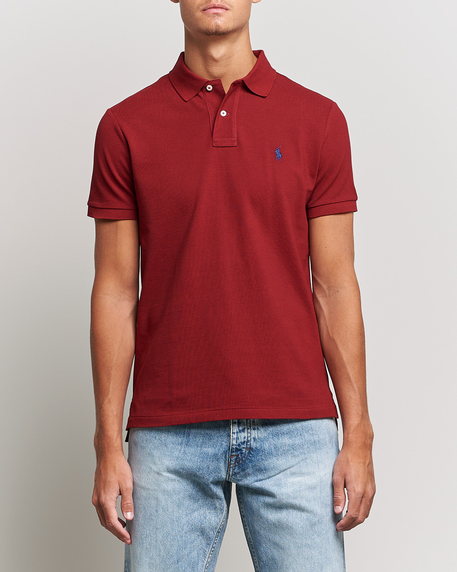 Mies | Pikeet | Polo Ralph Lauren | Custom Slim Fit Polo Holiday Red