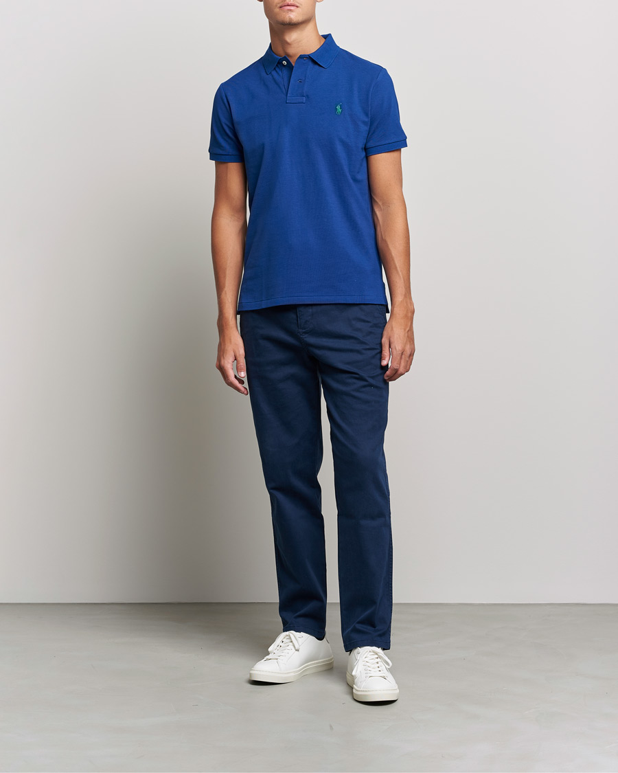 Mies |  | Polo Ralph Lauren | Custom Slim Fit Polo Harrison Blue