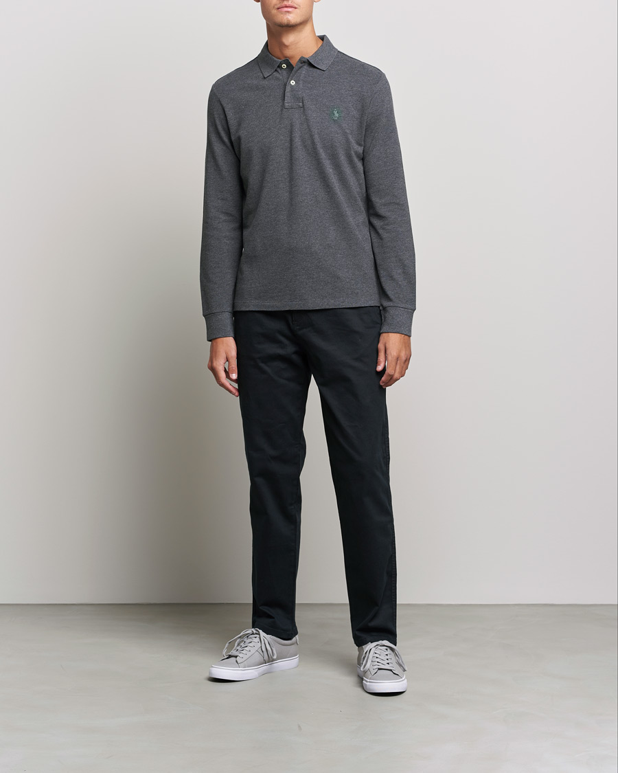 Mies | Puserot | Polo Ralph Lauren | Custom Slim Fit Long Sleeve Polo Barclay Heathe