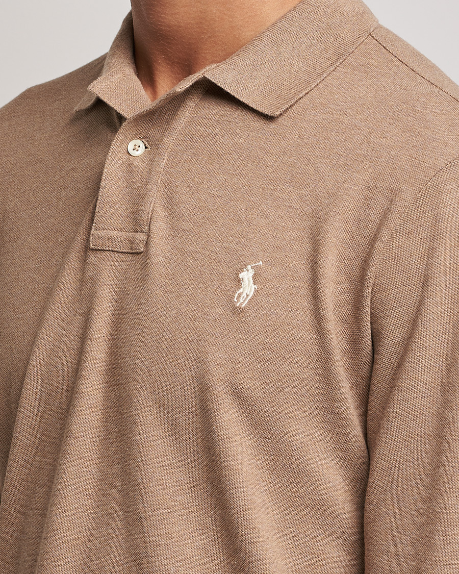 Mies | Puserot | Polo Ralph Lauren | Custom Slim Fit Long Sleeve Polo Italian Heather
