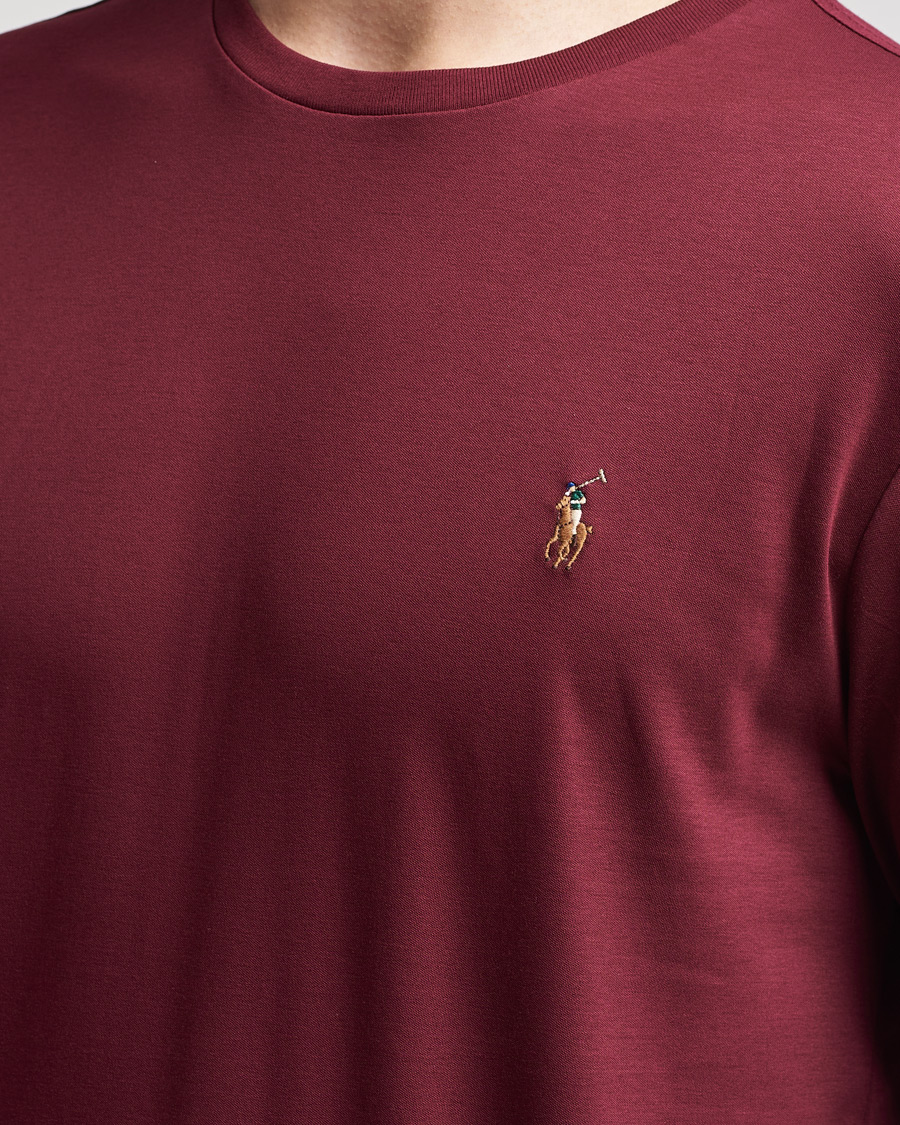 Mies | T-paidat | Polo Ralph Lauren | Luxury Pima Cotton Long Sleeve Tee Classic Wine