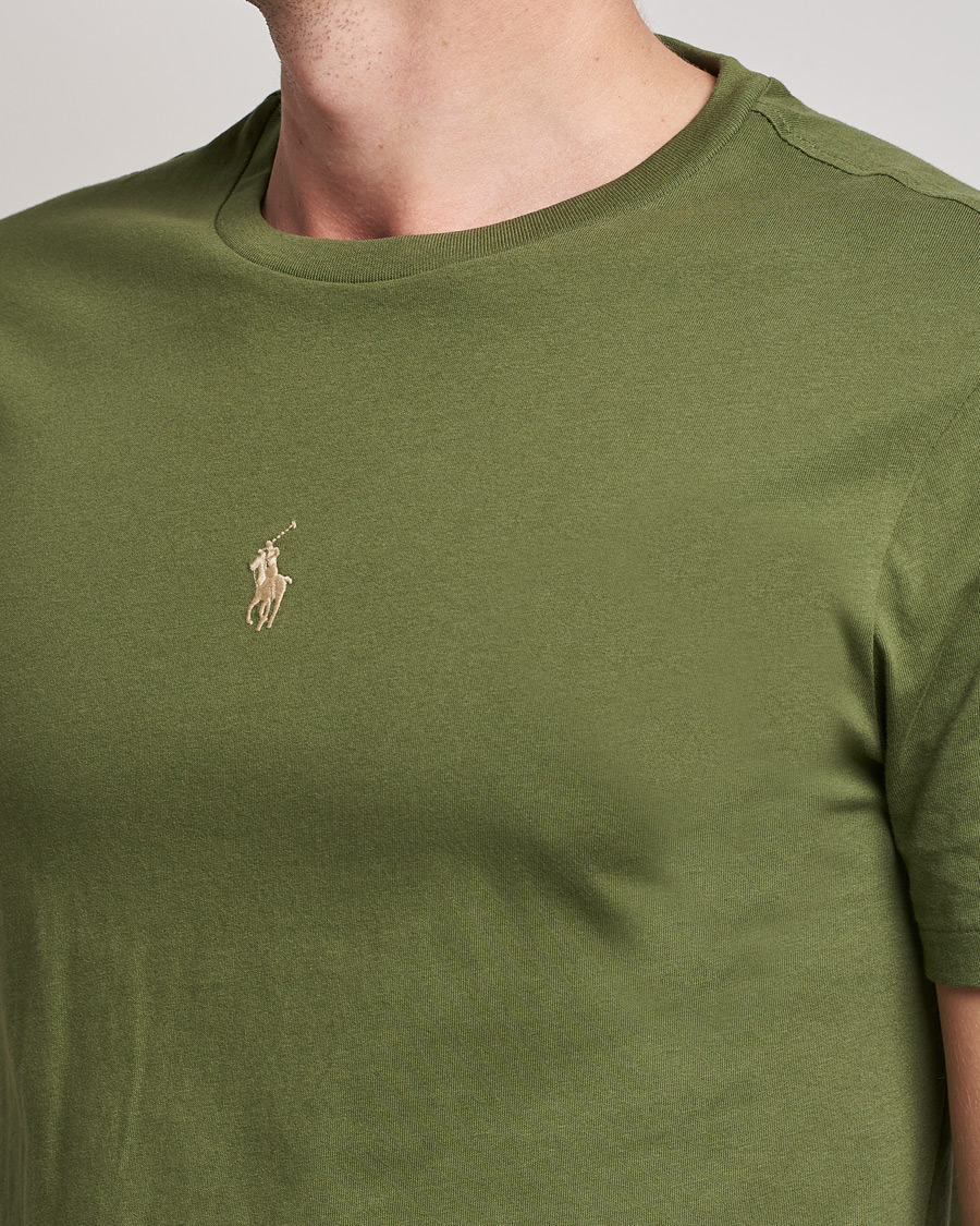 Mies | T-paidat | Polo Ralph Lauren | Center Logo Crew Neck Tee Army Olive
