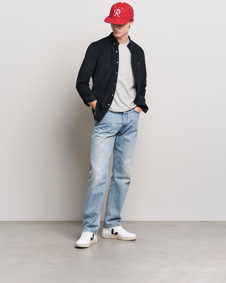 Mies | Kauluspaidat | Polo Ralph Lauren | Slim Fit Corduroy Shirt Black
