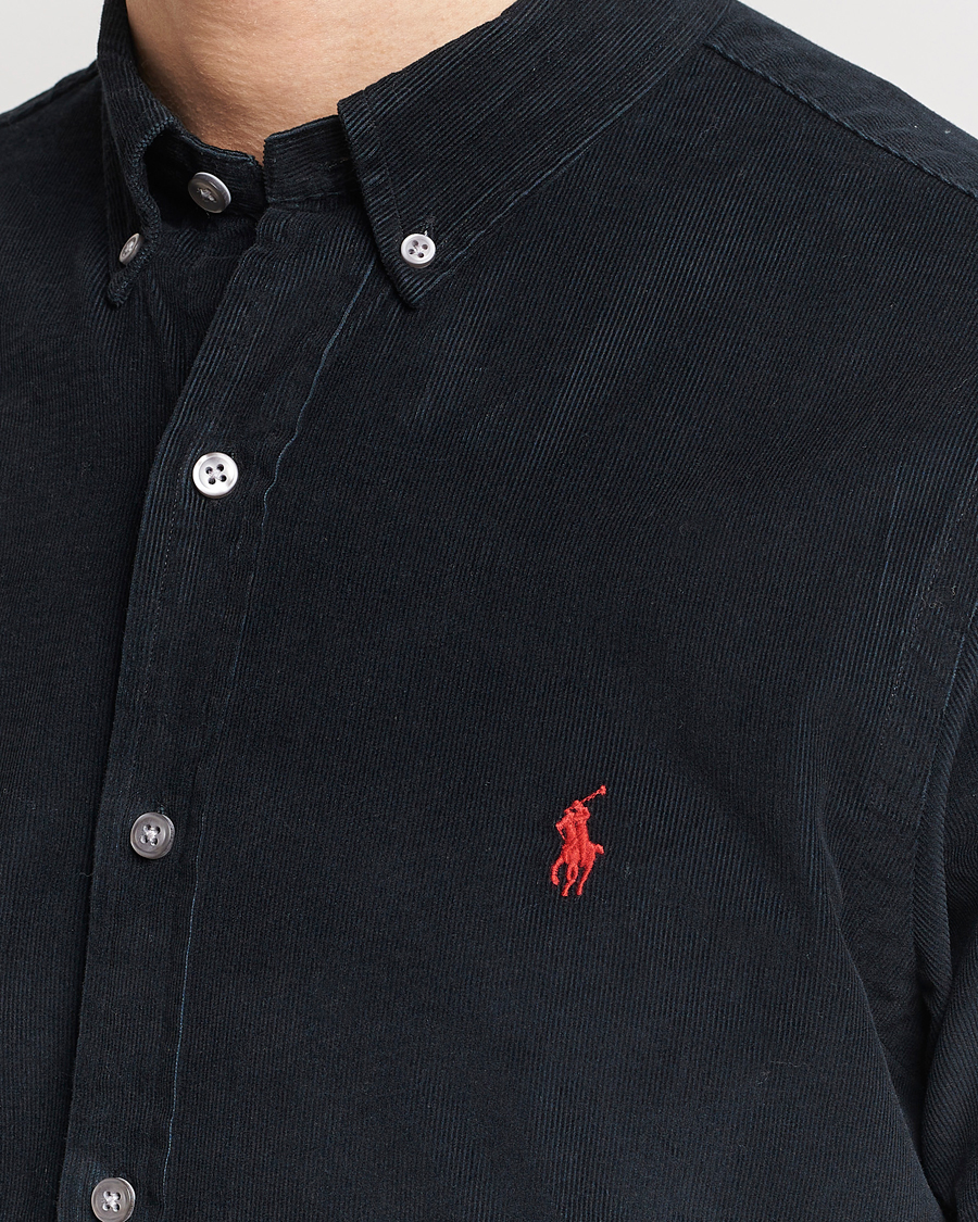 Mies | Kauluspaidat | Polo Ralph Lauren | Slim Fit Corduroy Shirt Black