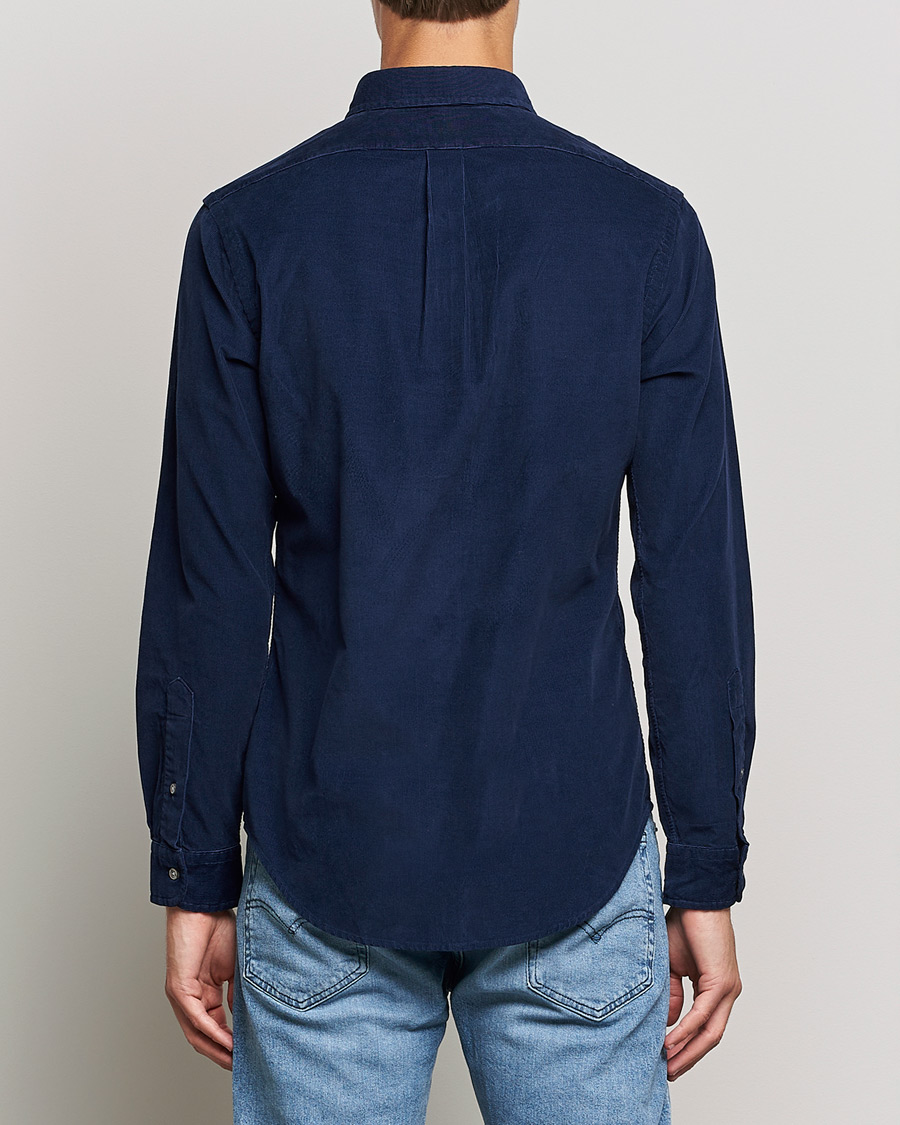 Mies | Kauluspaidat | Polo Ralph Lauren | Slim Fit Corduroy Shirt Newport Navy