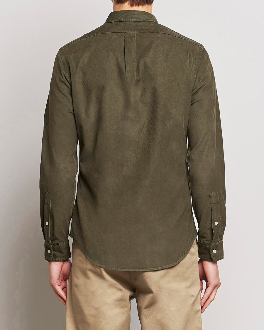 Mies | Kauluspaidat | Polo Ralph Lauren | Slim Fit Corduroy Shirt Canopy Olive
