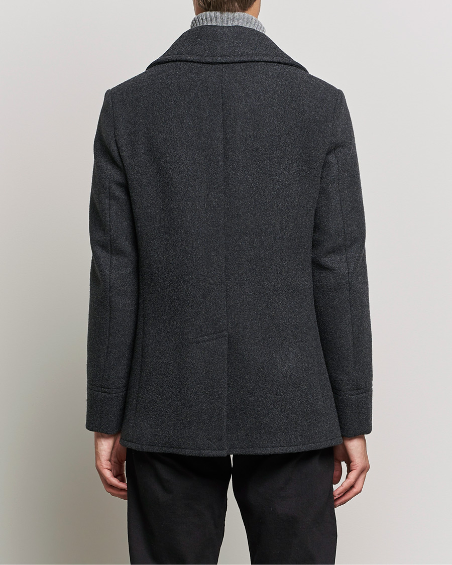 Mies | Takit | Polo Ralph Lauren | Wool Melton Peacoat Navy Charcoal