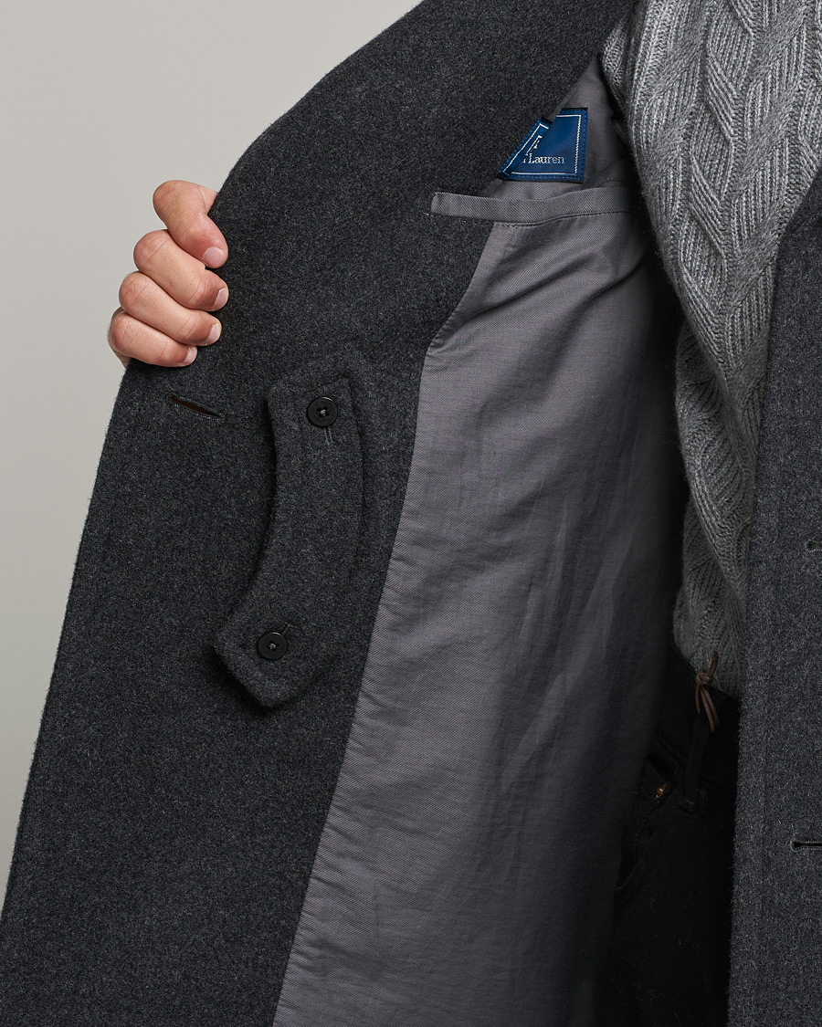 Mies | Takit | Polo Ralph Lauren | Wool Melton Peacoat Navy Charcoal